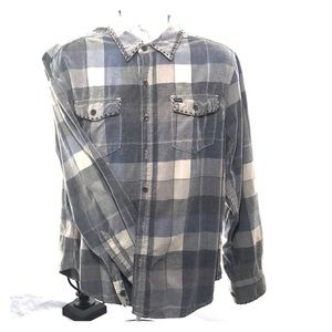 True Grit Corduroy Long Sleeve Button Up